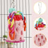 Hypeety Bird Chew Toy - Calcium Teeth Grinding Treats for Hamster, Parrot, Small Animal Cage, 1pc Color Random