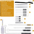17pcs Nozzles (22) Multi-Purpose Spray Gun Cleaning Kit,Nylon Brushes Paint Gun Cleaning Kit Mini Brushes & Needles