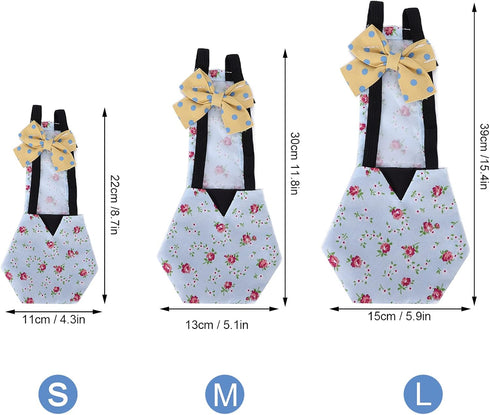 Pet Chicken Duck Diapers, Washable Reusable and Adjustable Nappy Poultry Cloth for Goose Duck Hen Chicken Health