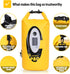 Waterproof Dry Bag with Solar Bluetooth Speaker & Light, 20L Roll Top Dry Sack for Kayaking, Hiking