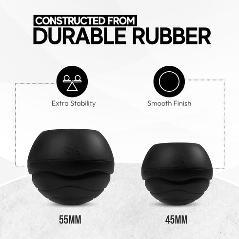 45mm) Stabilizing Rubber Ball Feet for Helinox Camping Chair - Durable Outdoor Chair Leg Cap, Help Stability on Rugged