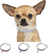 Adjustable Rhinestone Pet Collar, Sparkling 3 Rows Crystal Diamond Dog Collars for Small Medium Large Pets, C-Pink, L
