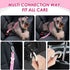 Lukovee Dog Seat Belt for Car, Adjustable Dog Car Harness for Large Medium Small Dogs, Soft Padded & Breathable Mesh