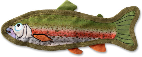 Fringe Studio Durable Plush Dog Toy, CATCH of The DAY, Wagsdale Collection (729055)