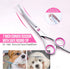 Gimars Dog Grooming Scissors Kit, Professional 4CR with Safety Round Tip, 5 in 1 Heavy Duty Shears