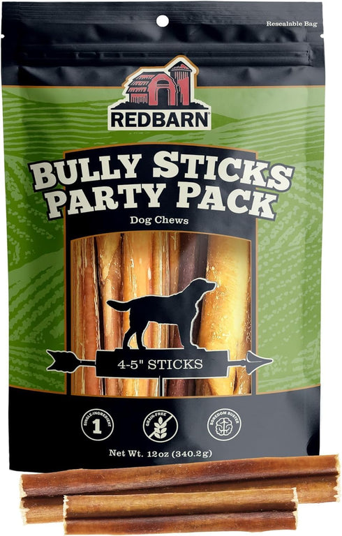 Redbarn Pet Products All Natural 4-5" Bully Sticks for Small & Medium