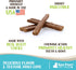 Raw Paws Alternative Soft Bully Sticks for Dogs, 6-inch, 15-ct - Made in USA - Dog Chews Rawhide Free - Soft Dog Chews for Senior Dogs - Rawhide Free Dog Treats - Puppy Chews for Teething