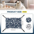 Cat Hammock for Cage, Reversible 2-Pack Adjustable Soft Sleeping Bed for Cats, Ferrets, Puppies, Small Animals (M, CAT)