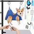 Sunnymove 13 Pcs Adjustable Dog Grooming Arm with Clamps, Adjustable Height 27"-37", Pet