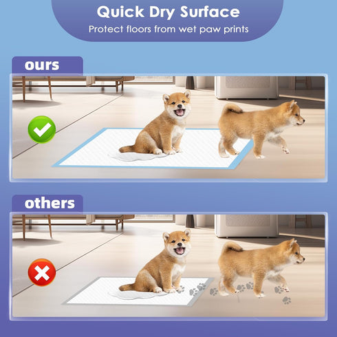 SCLOSE 36"x36" 30 Counts Extra Large Pee Pads for Dogs, Puppy Pads XL, Puppy Pee Pads Super Absorbent & Leak-Proof