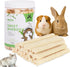 JONSNTY 25-28 PCS 330g Natural Sweet Bamboo, Chew Toys for Rabbit, Guinea