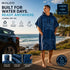 Maloo Nalu Changing Poncho Hooded Surf & Swim Towel Poncho for Adults & Kids, Quick-Dry, Ultra-Soft, Made from Recycled