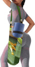 Backpack YHNNH Tree Frog Baby Yoga Mat Bag Yoga Multi Pocket Exercise Yoga Mat Carrier Multi-Functional Storage Bag