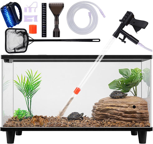 Fish Tank Cleaner Kit, Gravel Vacuum for Aquarium, Fish Tank Aquarium Vacuum