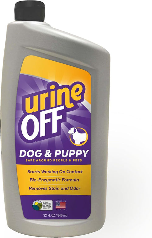 urineOFF Puppy & Dog Pet Stain Remover | Freshly Scented Carpet Cleaner
