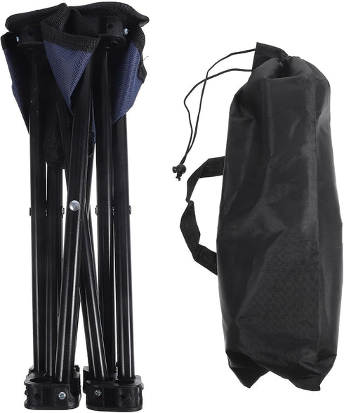 Beaupretty Portable Folding Fishing and Camping Stool Large Oxford Cloth Foldable Hiking