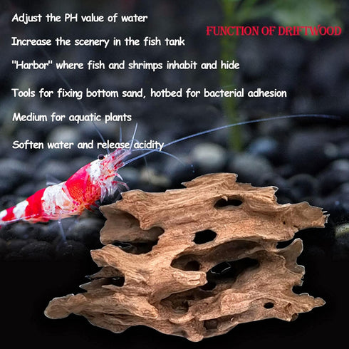 kathson Large Driftwood Natural Wood Assorted Branches, Fish Tank Driftwood Decoration for Reptiles