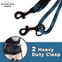 Long Dog Leash Tie-Out Check Cord, 16FT/30FT/50FT/100FT Heavy Duty Recall Training Rope Leash for Dogs