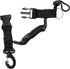 Scuba Choice Diving Black Snappy Coil Camera Lanyard Clip - 1.3m Coil with QB Buckles
