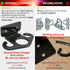 Resistance Band Wall Anchors, Black Wall Mounted Hooking Platform, Training Anchor for Home Gym Workouts