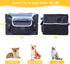 25-30 lbs(Black) Foldable Dog Car Seat for Small Dogs,Potable Puppy Booster Seat with Harness &Safety Belt, Travel Pet