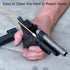 Gun Cleaning Supplies, Dual-Ends Tips Swabs, 6 Inch Long Cotton Swabs with Bamboo Sticks in Storage Case for Maintenance