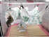 LEFTSTARER Bunkbed Sugar Glider Hammock, Medium Green-Heart, Small Pet Cage Accessories for Ferrets, Chinchillas,