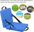 600D Stadium Seat Cushion, Portable High Back Soft Patio Cushion Foldable Chair Cushion with Storage Pocket, Kayak Seat