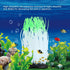 AYNEFY Artificial Aquarium Fish Tank Decoration, Luminous Sea Anemone Ornament, Silicone Coral Plant