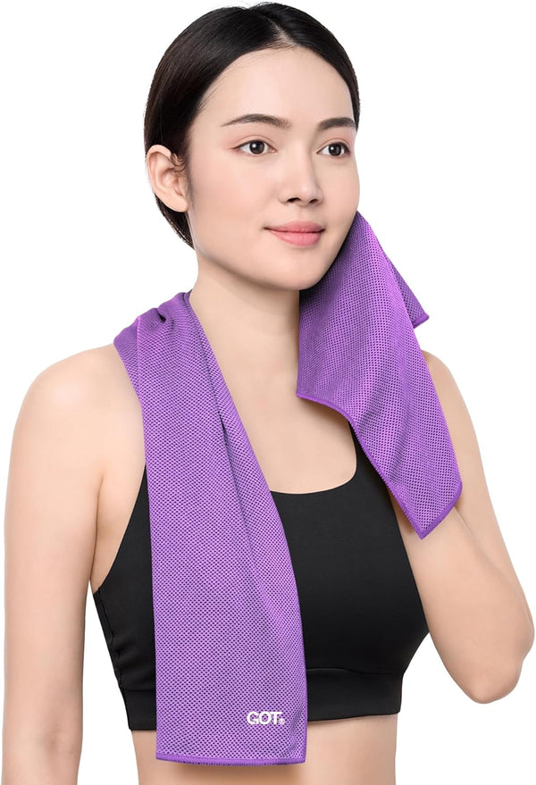 GOT Sports Cooling Towel (40" x 12") Instant Cooling Neck & Face