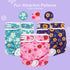 (3 Pack) Pet Soft Washable Female Diapers Female Dog Diapers, Comfort Reusable Doggy Diaper for Girl Dog in Period Heat