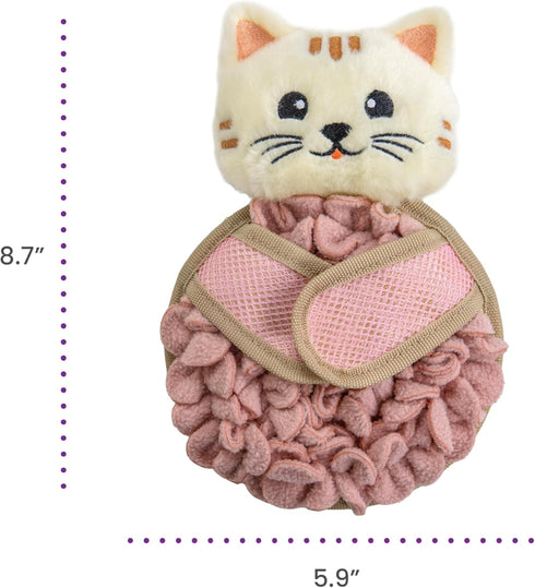 Catstages Snuffle Mat for Cats - Interactive Foraging Toy with Hidden Treats, Non-Slip Base, and Hunting Stimulation