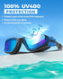OMID Swim Goggles P2 Polarized - Anti-Fog, Anti-UV, No Leakage for Adult Men, Women, Youth