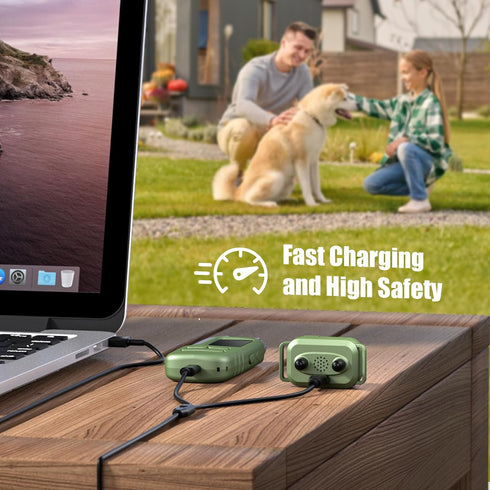 2-Pack Charger for Delupet/Yawpet/Jugbow Dog Training Collar and Remote, 2-in-1 USB Charging Cable