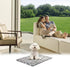 KROSER Reversible Dog Crate Pad Mat, Cool & Warm, Machine Washable, Grey & Navy Star Pattern for Small to XXX-Large Dogs