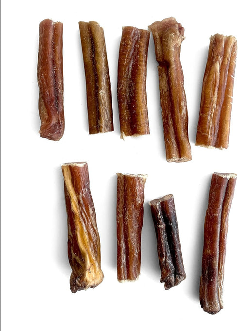 Bully Stick Bites Raised & Made in USA - 1 lb, Odor Free, All-Natural Dog Chews