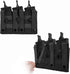 FRTKK Molle Mag Pouch - Open Top Single/Double/Triple Magazine Holder for M4 M16 AK AR Glock M1911 92F 9mm