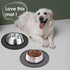 1 Pack 10.9 10.9 (1 Pack, Pet Feeding Mats for Food and Water, Waterproof Anti-Slip Placemats for Dog Cat Bowl