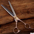 Fenice Peak Professional Thinning Scissors for Dog Cat, 7/7.5'', 440C Stainless Steel, 50/56 Teeth