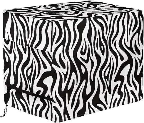 Puxucrazy Ice Chest Cover Zebra Print Cooler Cart Cover Dust-Resistant Patio Cooler Covers