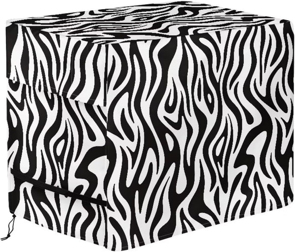 Puxucrazy Ice Chest Cover Zebra Print Cooler Cart Cover Dust-Resistant Patio Cooler Covers