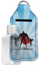 Personalized Super Dad Hand Sanitizer & Keychain Holder - Large