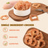 Dogs,10.58 oz Dog Treats Chicken Jerky Rings, Natural Chicken Breast w/Taurine, Rawhide-Free High-Protein Long-Lasting