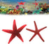 Soft and Flexible Sea Star Artificial Starfish, Silicone Decoration for Fish Tank Landscaping Supplies