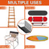 JaGely 8 Pcs Wall Mount Kayak Storage Rack, Heavy Duty Hooks for Canoe, Paddle Board, Bicycle & More