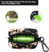 2 Packs Petmolico Dog Poop Bag Holder Leash Attachment, Waste Bag Dispenser Zippered Pouch, Fits Any Leash, Includes