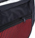Keenso Large Capacity Double Rear Bike Bags, Waterproof Side Bags for Outdoor Riding, 25L, Black/Red