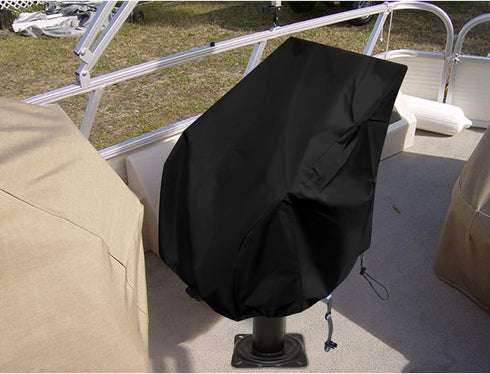 SoGuDio Heavy Duty Boat Seat Cover, 24" L x 22" W x 25" H, Weather Resistant 420D Waterproof Oxford Fabric (Black)