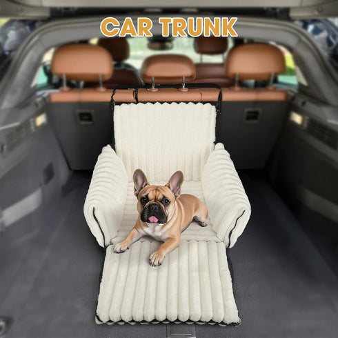 6-in-1 25 lbs, MIXJOY Dog Car Seat for Small/Medium Dogs up to Multi-Functional Dog Carrier for Car with Detachable