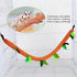 Hamiledyi 5PCS Hanging Bed & Hideout Set - Cotton Hamster Hammock, Tunnel, Swing Accessories for Dwarf Hamster, Rat,